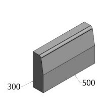 Specifications of the three-station wet press curb production line